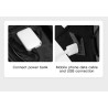 Mochila elegante - bolsa para laptop de 15,6 polegadas - trava antifurto - porta de carregamento USB - à prova d'água