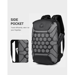 Mochila elegante - bolsa para laptop de 15,6 polegadas - trava antifurto - porta de carregamento USB - à prova d'água