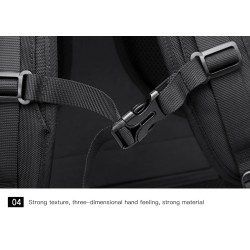 Mochila elegante - bolsa para laptop de 15,6 polegadas - trava antifurto - porta de carregamento USB - à prova d'água