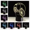 LED 3D lamp - night light - USB - touch switch / remote control - cartoon figuresLights & lighting