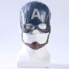 Máscara de capitão - capacete de látex - Halloween - festivais