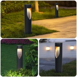 Lâmpada de jardim LED solar - luzes de gramado - iluminação paisagística - à prova d'água