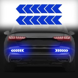 Seta reflexiva - adesivo autoadesivo - segurança - aviso - para carros/motocicletas/bicicletas/roupas