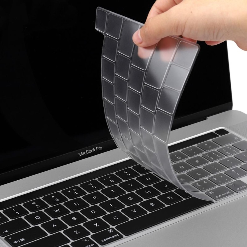 Capa protetora do teclado - silicone macio - layout da UE - para Macbook Pro 13