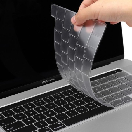 Capa protetora do teclado - silicone macio - layout da UE - para Macbook Pro 13
