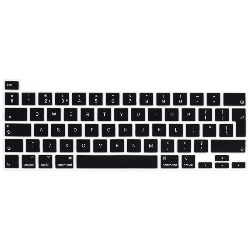 Capa protetora do teclado - silicone macio - layout da UE - para Macbook Pro 13