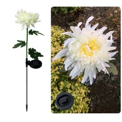 Chrysanthemum flower shaped lamp - garden light - solar - LED - waterproofSolar lighting
