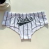 Roupa íntima sexy - calcinha de cintura baixa - letras impressas