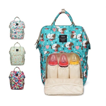 Bolsa maternidade - mochila grande com isolamento - bolsa para carrinho de bebê - armazenamento de mamadeiras/fraldas