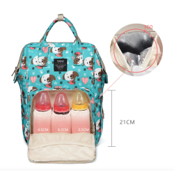 Bolsa maternidade - mochila grande com isolamento - bolsa para carrinho de bebê - armazenamento de mamadeiras/fraldas