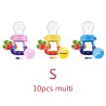 Chupeta de bebê - alimentador de alimentos frescos - sucos - leite - rede coador de silicone - 10 peças