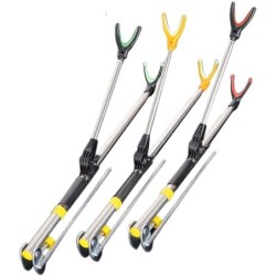 Suporte para vara de pescar - suporte - ajustável - flexível - antiderrapante - aço inoxidável