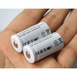 Bateria de lítio 37V 2200mAh CR123A 16340 - recarregável - 4 peças