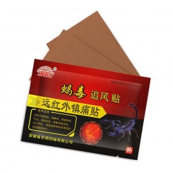 Scorpion Venom plaster - pain relief patches - 8 piecesMassage