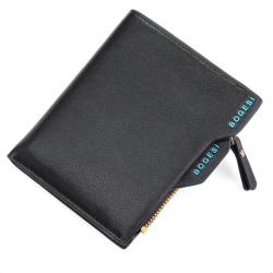 Men's small wallet - purse with zipper - coins / credit cards holderWallets
