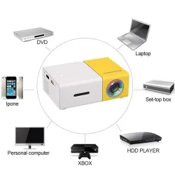 YG300 YG-300 Mini projetor LED portátil - HDMI - home theater - multimídia