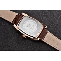 BENYAR - relógio de quartzo luxuoso - à prova d'água - pulseira de couro