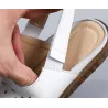 Fashionable flat sandals - open toe / heelSandals