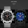 NAVIFORCE - relógio esportivo de luxo - quartzo - digital - display duplo analógico - à prova d'água