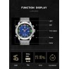 NAVIFORCE - relógio esportivo de luxo - quartzo - digital - display duplo analógico - à prova d'água