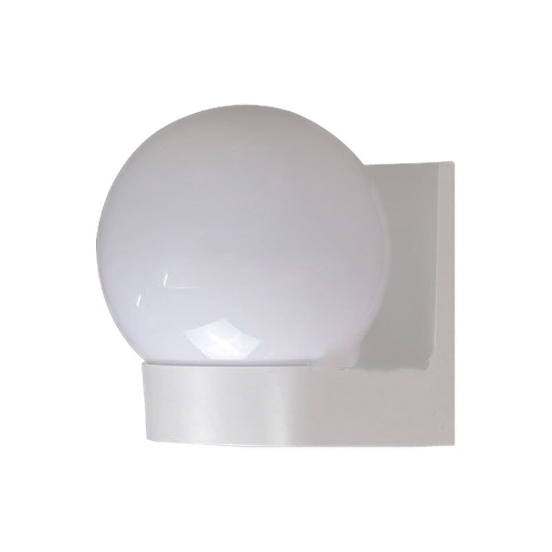 Lâmpada moderna em forma de bola - luz de parede ao ar livre