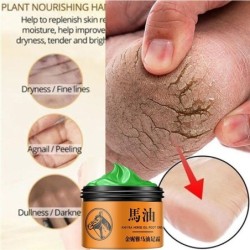 Pomada de óleo de cavalo - creme reparador de mãos / pés - hidratante
