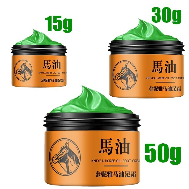 Pomada de óleo de cavalo - creme reparador de mãos / pés - hidratante