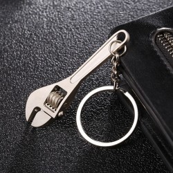 Metal mini adjustable wrench - keychainKeyrings