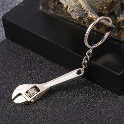 Metal mini adjustable wrench - keychainKeyrings