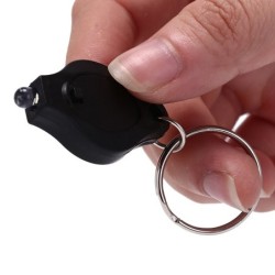 Mini chaveiro de bolso - lanterna - LED - 5 peças