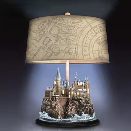Retro resin castle - ornament - table lamp - LEDLights & lighting