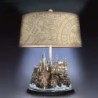 Retro resin castle - ornament - table lamp - LEDLights & lighting