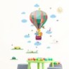 Decorative wall stickers - colorful balloons / clouds / animalsWall stickers