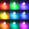 E12 E14 3W RGB LED 15 - lâmpada de vela com controle remoto - mudança de cor
