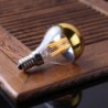 Lâmpada LED - bolha de espelho G45 ouro - regulável - branco quente - 4W - E12 - E14 - 10 peças