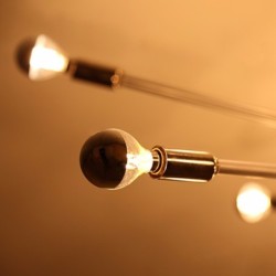 Lâmpada LED - globo espelhado prata G45 - regulável - branco quente - 4W - E12 - E14 - E26 - E27 - 10 peças