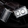 SINOBI - relógio de quartzo masculino da moda - fuso horário duplo - pulseira de couro