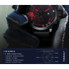 SINOBI - fashionable quartz watch - silicone strap - metal wireWatches