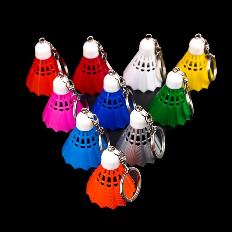 Mini peteca de badminton - chaveiro