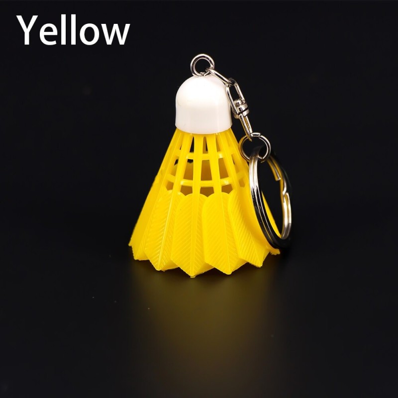 Mini peteca de badminton - chaveiro