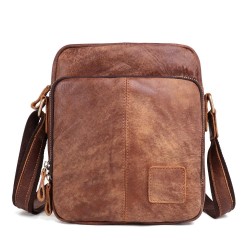 Bolsa de ombro pequena elegante - couro genuíno