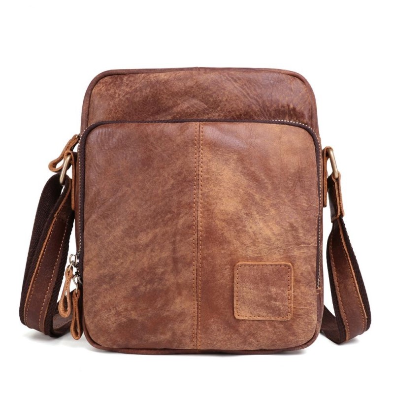 Bolsa de ombro pequena elegante - couro genuíno