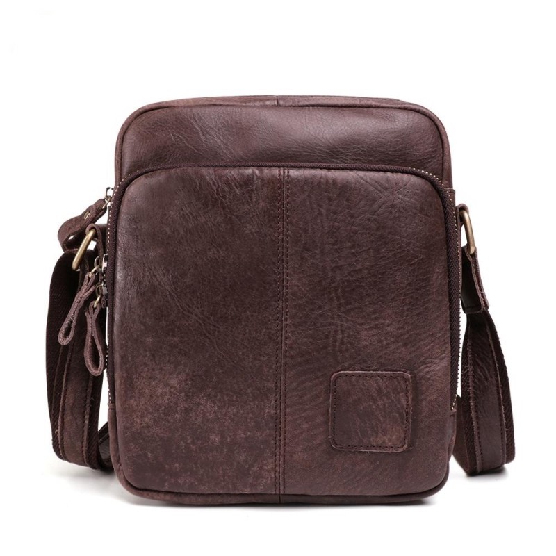 Bolsa de ombro pequena elegante - couro genuíno