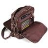 Bolsa de ombro pequena elegante - couro genuíno
