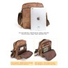 Bolsa de ombro pequena elegante - couro genuíno