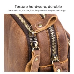 Bolsa de ombro pequena elegante - couro genuíno