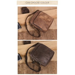 Bolsa de ombro pequena elegante - couro genuíno