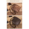 Bolsa de ombro pequena elegante - couro genuíno