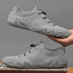 Tênis estilosos de camurça - slip on mocassins