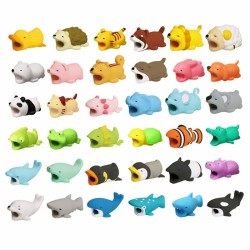 Proteção do cabo de carregamento USB - formato de animais